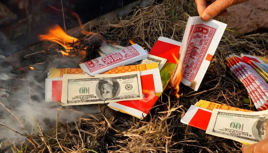 Ý nghĩa lễ cúng hóa vàng mùng 3 tết