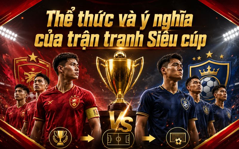 Thể thức một trận giúp Siêu cúp luôn có tính quyết định cao
