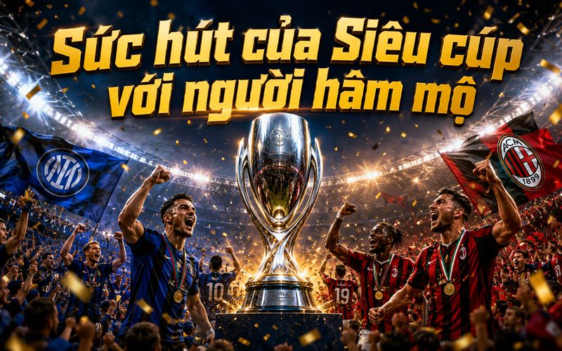 Siêu cúp mang đến cảm giác hào hứng trước khi mùa bóng chính thức bắt đầu